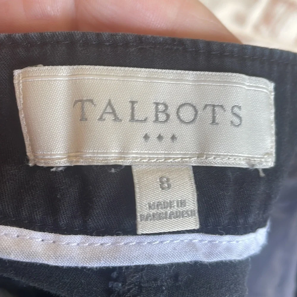 Talbot’s Black Chino Trouser Shorts